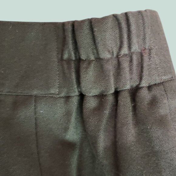 Donatio Martis Italy Mens High-Waisted Pleated Wool Trousers Olive Green 40 - Picture 13 of 16